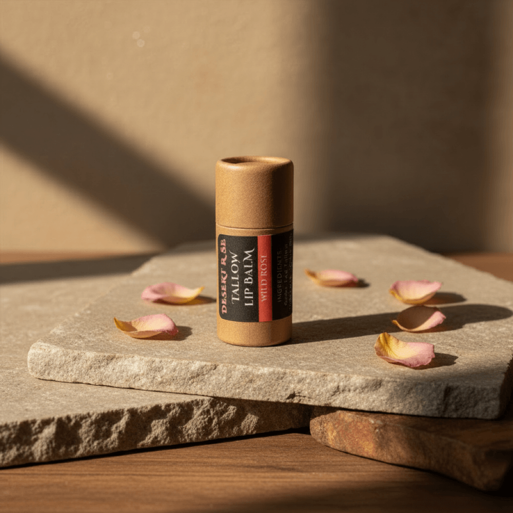 Tallow lip balm — Desert Rose Tallow